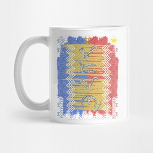 Philippine Flag / Baybayin word Padayon (to Continue) Mug